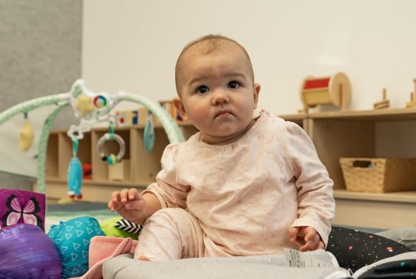 Babies at Redwood Nursery - 3 to 12 months program